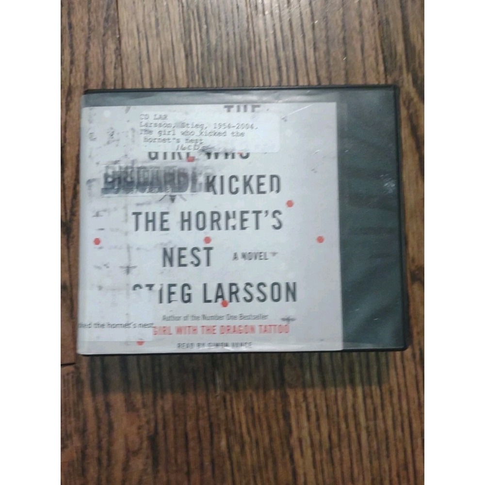 Stieg Larsson The Girl Who Kicked the Hornet's Nest Unabridged Audiobook 16 CDs